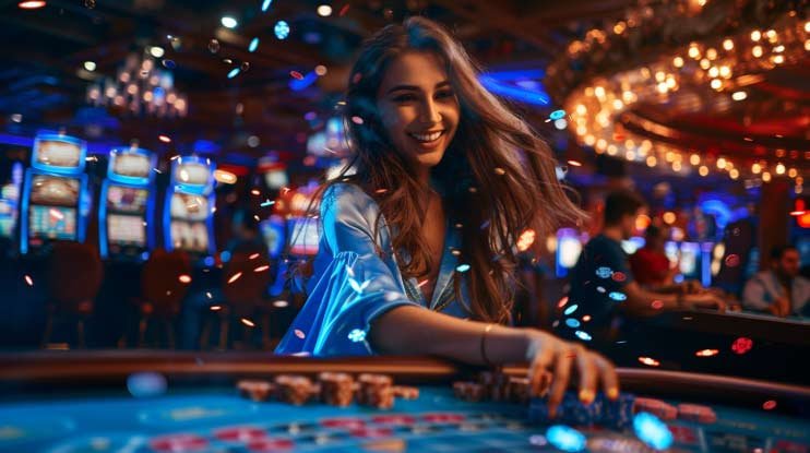 Permainan Lightning Roulette di studio live gudangslot88 dengan tampilan meja dan pengganda kemenangan